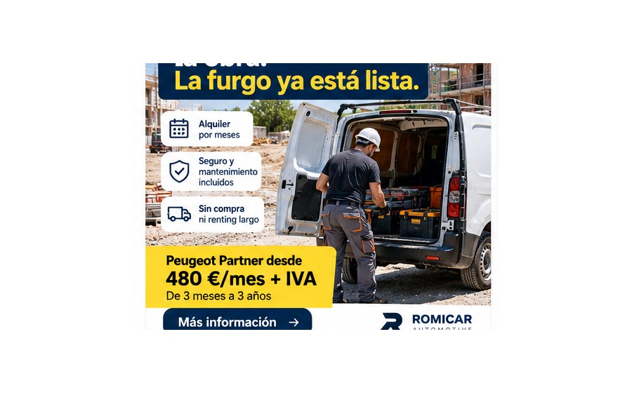 Peugeot Partner 5 plazas de alquiler